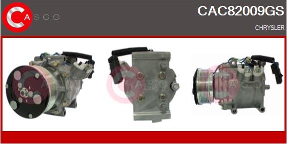 Casco CAC82009GS - Компресор, кондиціонер autozip.com.ua