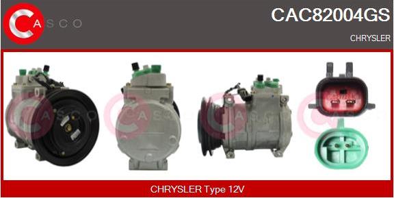 Casco CAC82004GS - Компресор, кондиціонер autozip.com.ua