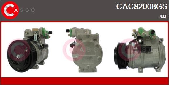 Casco CAC82008GS - Компресор, кондиціонер autozip.com.ua