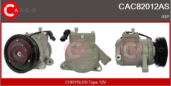 Casco CAC82012AS - Компресор, кондиціонер autozip.com.ua