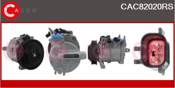 Casco CAC82020RS - Компресор, кондиціонер autozip.com.ua