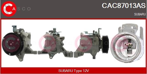 Casco CAC87013AS - Компресор, кондиціонер autozip.com.ua