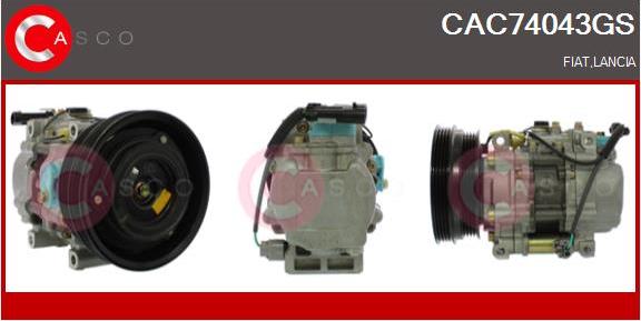 Casco CAC74043GS - Компресор, кондиціонер autozip.com.ua