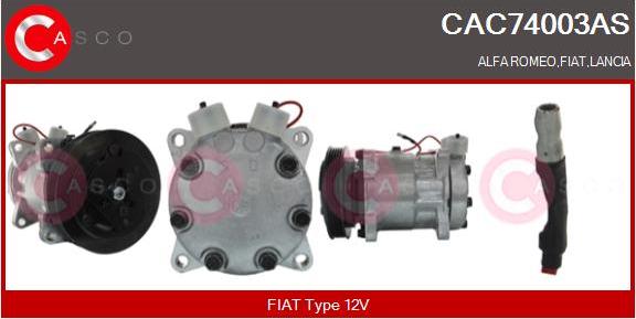 Casco CAC74003AS - Компресор, кондиціонер autozip.com.ua