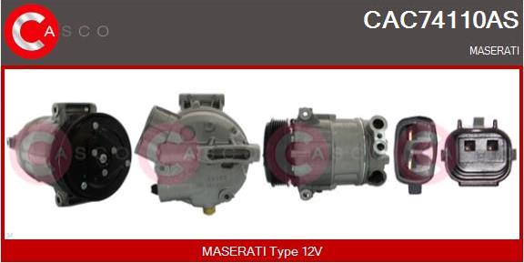 Casco CAC74110AS - Компресор, кондиціонер autozip.com.ua