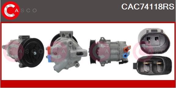 Casco CAC74118RS - Компресор, кондиціонер autozip.com.ua