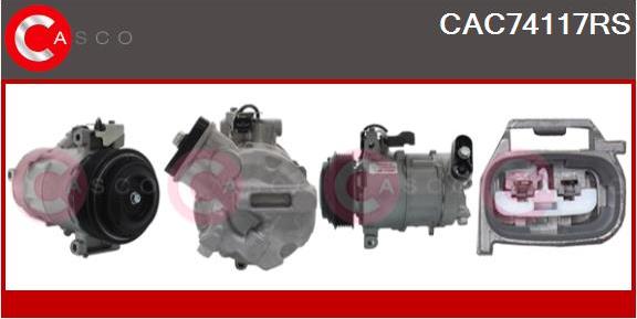 Casco CAC74117RS - Компресор, кондиціонер autozip.com.ua