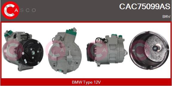 Casco CAC75099AS - Компресор, кондиціонер autozip.com.ua