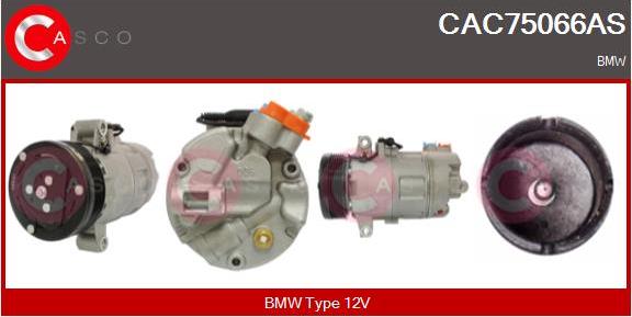 Casco CAC75066AS - Компресор, кондиціонер autozip.com.ua