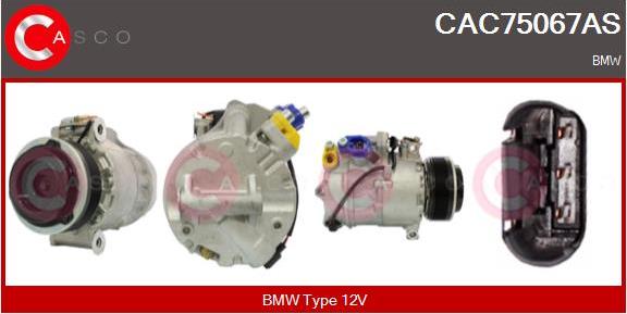 Casco CAC75067AS - Компресор, кондиціонер autozip.com.ua