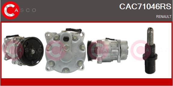 Casco CAC71046RS - Компресор, кондиціонер autozip.com.ua