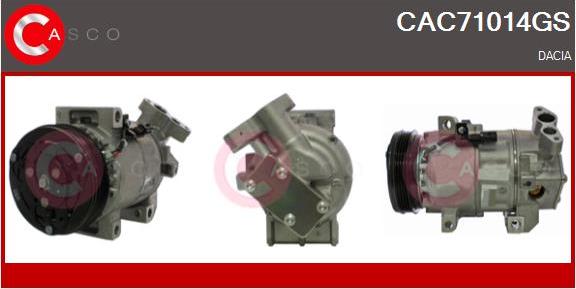 Casco CAC71014GS - Компресор, кондиціонер autozip.com.ua