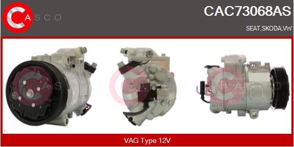 Casco CAC73068AS - Компресор, кондиціонер autozip.com.ua