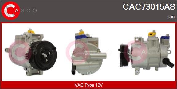 Casco CAC73015AS - Компресор, кондиціонер autozip.com.ua