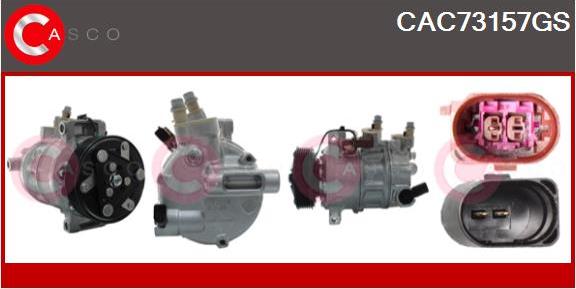 Casco CAC73157GS - Компресор, кондиціонер autozip.com.ua