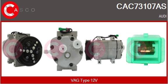 Casco CAC73107AS - Компресор, кондиціонер autozip.com.ua
