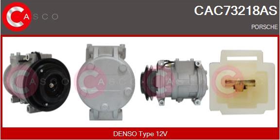 Casco CAC73218AS - Компресор, кондиціонер autozip.com.ua