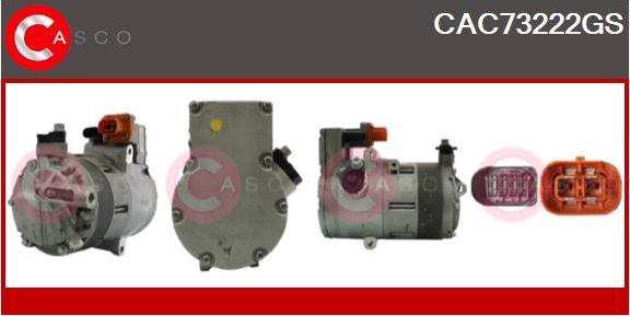 Casco CAC73222GS - Компресор, кондиціонер autozip.com.ua