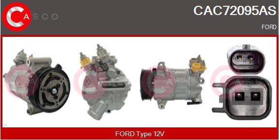 Casco CAC72095AS - Компресор, кондиціонер autozip.com.ua