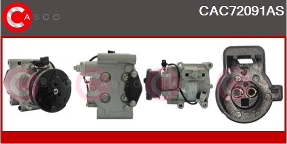 Casco CAC72091AS - Компресор, кондиціонер autozip.com.ua
