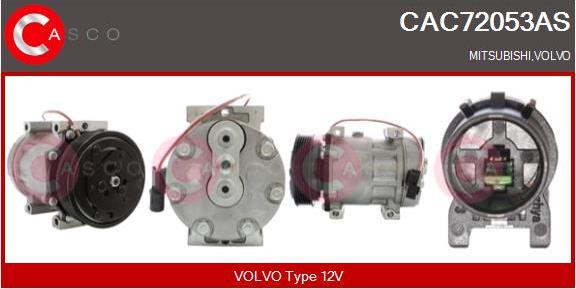 Casco CAC72053AS - Компресор, кондиціонер autozip.com.ua
