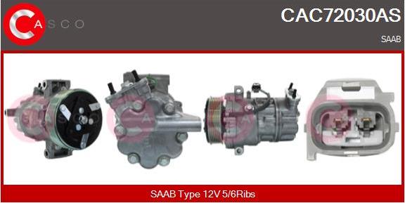 Casco CAC72030AS - Компресор, кондиціонер autozip.com.ua