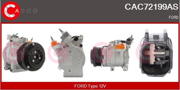 Casco CAC72199AS - Компресор, кондиціонер autozip.com.ua