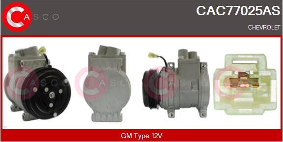 Casco CAC77025AS - Компресор, кондиціонер autozip.com.ua