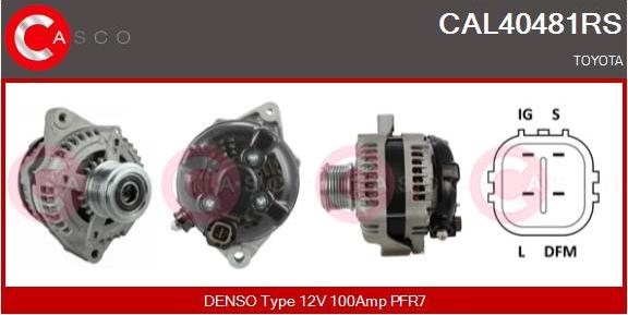 Casco CAL40481RS - Генератор autozip.com.ua