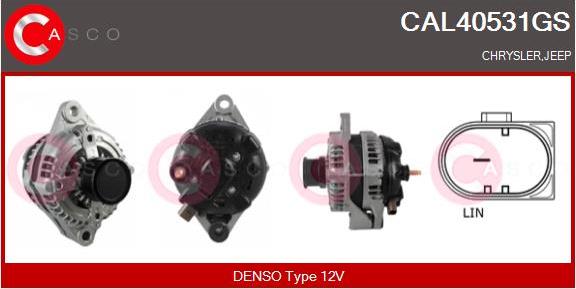 Casco CAL40531GS - Генератор autozip.com.ua