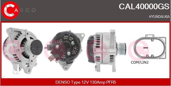 Casco CAL40000GS - Генератор autozip.com.ua