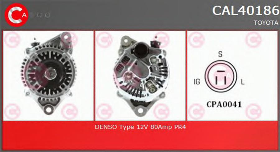 Casco CAL40186 - Генератор autozip.com.ua