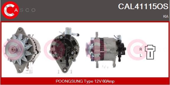 Casco CAL41115OS - Генератор autozip.com.ua