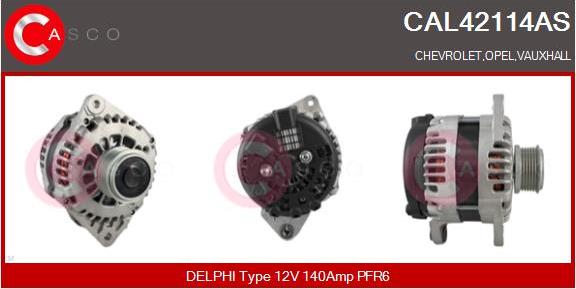 Casco CAL42114AS - Генератор autozip.com.ua