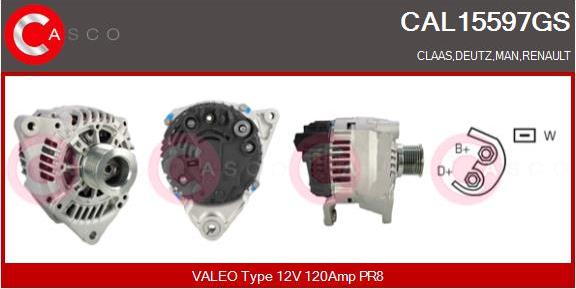 Casco CAL15597GS - Генератор autozip.com.ua