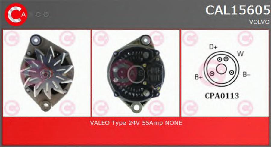 Casco CAL15605 - Генератор autozip.com.ua