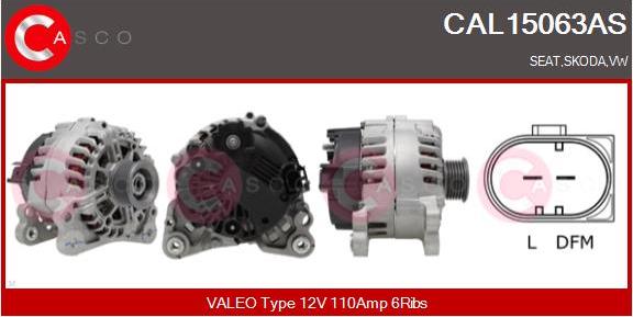 Casco CAL15063AS - Генератор autozip.com.ua