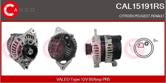 Casco CAL15191RS - Генератор autozip.com.ua
