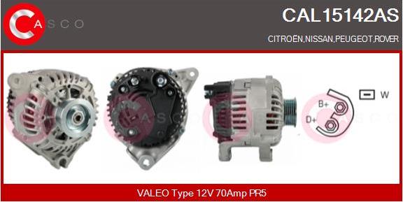 Casco CAL15142AS - Генератор autozip.com.ua