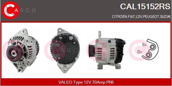 Casco CAL15152RS - Генератор autozip.com.ua