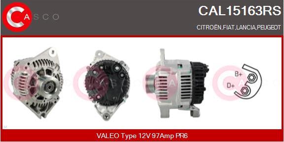 Casco CAL15163RS - Генератор autozip.com.ua
