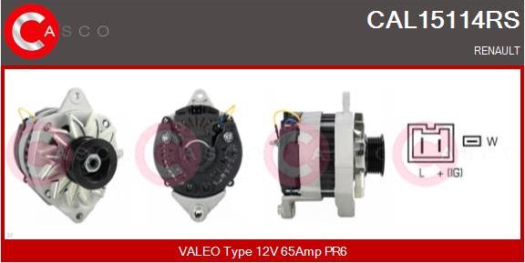 Casco CAL15114RS - Генератор autozip.com.ua