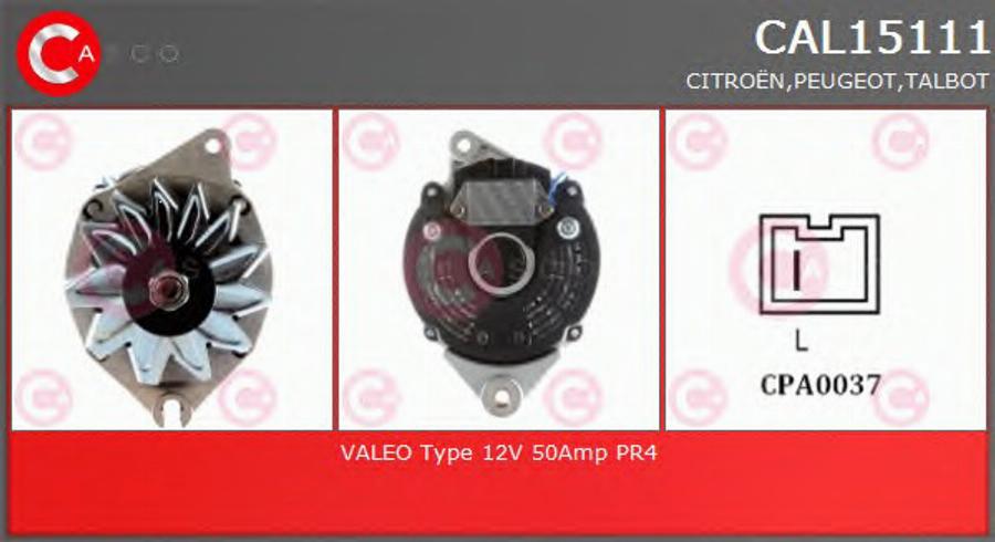Casco CAL15111 - Генератор autozip.com.ua