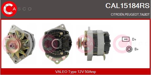 Casco CAL15184RS - Генератор autozip.com.ua
