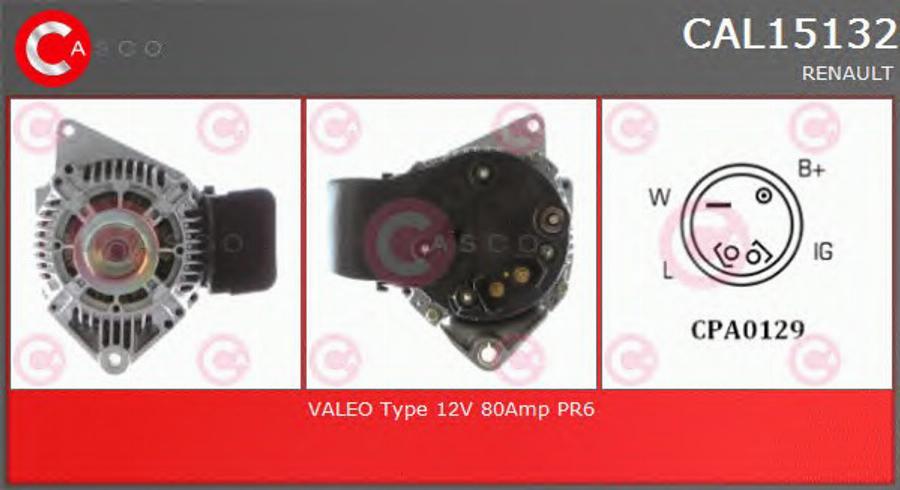 Casco CAL15132 - Генератор autozip.com.ua