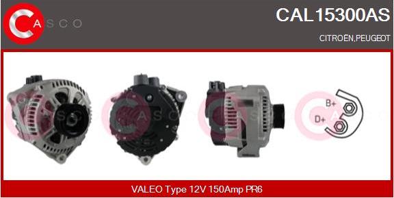 Casco CAL15300AS - Генератор autozip.com.ua