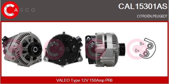Casco CAL15301AS - Генератор autozip.com.ua
