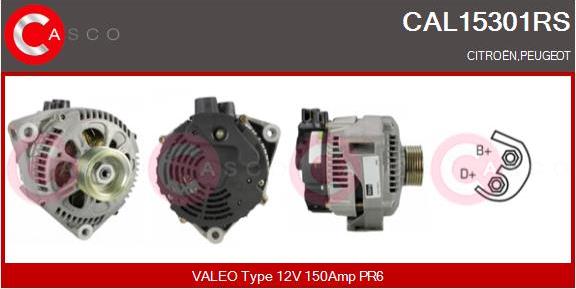 Casco CAL15301RS - Генератор autozip.com.ua