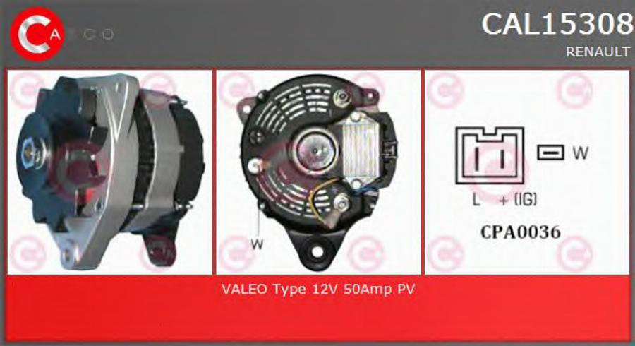 Casco CAL15308 - Генератор autozip.com.ua