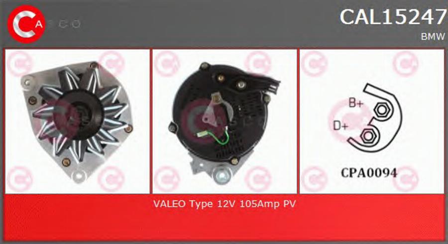 Casco CAL15247 - Генератор autozip.com.ua